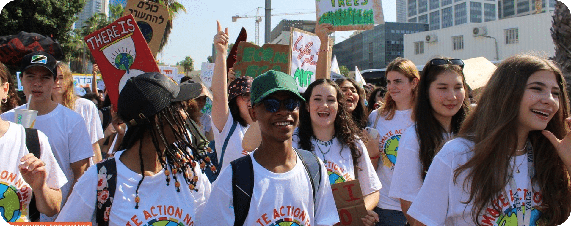 EMIS Students at an Environmental Protest